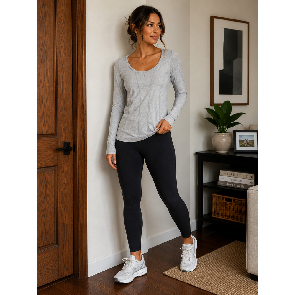 Lululemon Between The Lines Top Sz 10 Desert Snake White Silver Fox White
